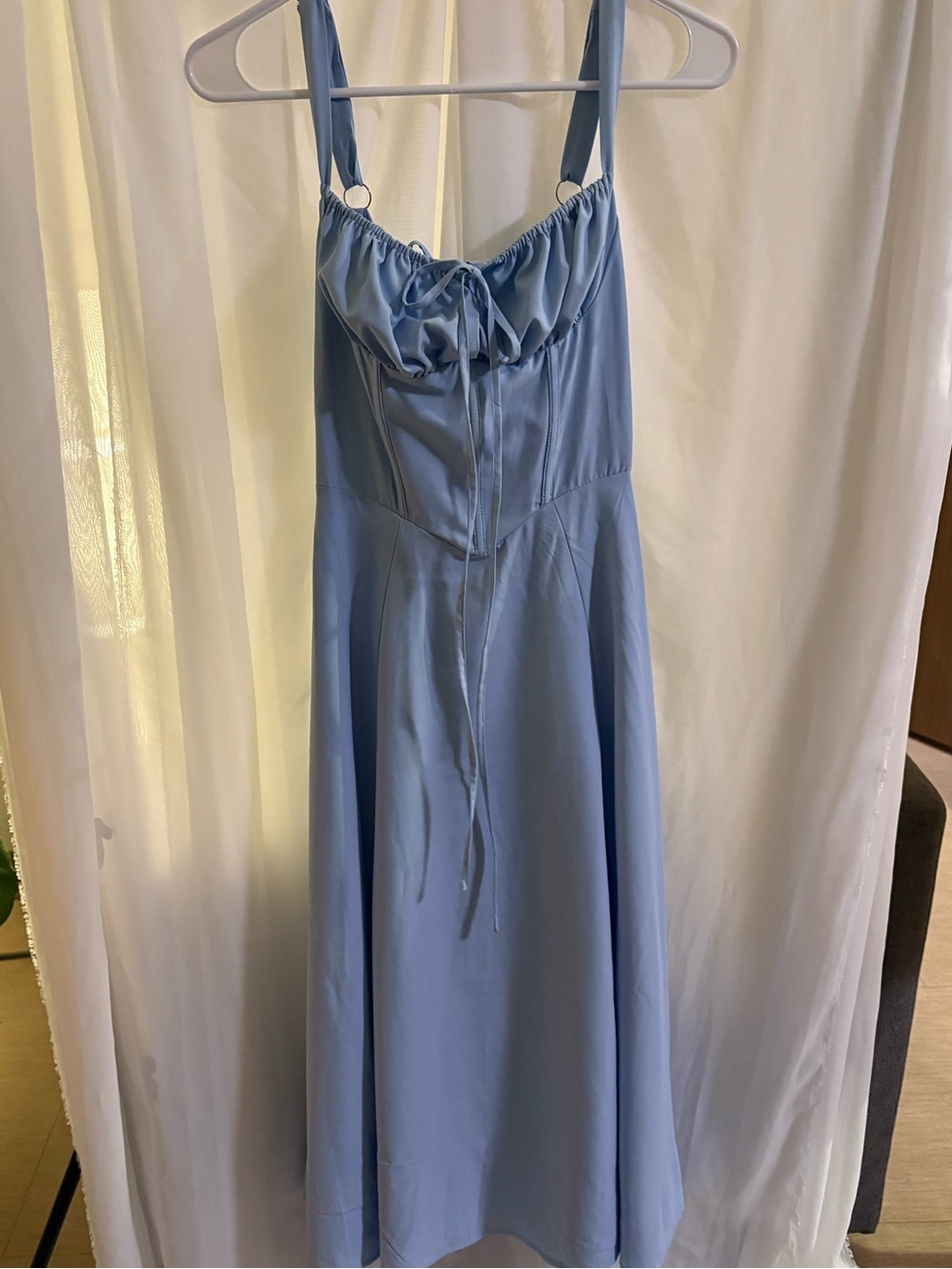 Blue Milk maid dress